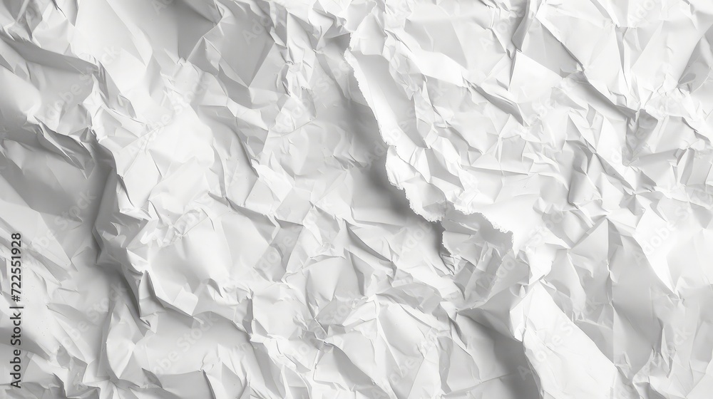 Crumpled white paper texture Crumpled white paper texture