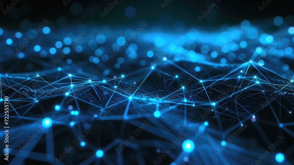 Abstract Technology Network Background Illustration Abstract Technology Network Background Illustration