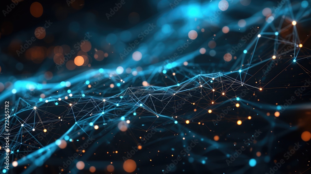 Abstract Technology Network Background Illustration Abstract Technology Network Background Illustration
