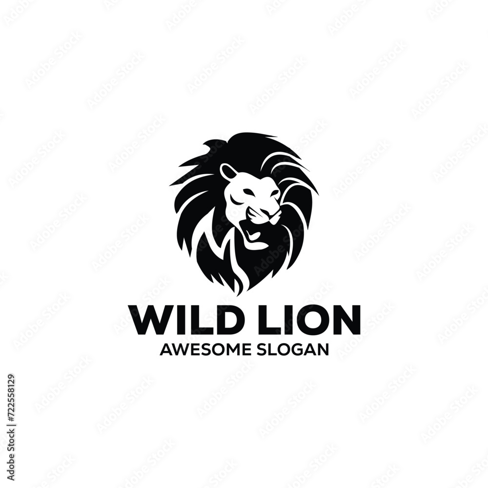 vector lion mascot illustration logo design vector lion mascot illustration logo design