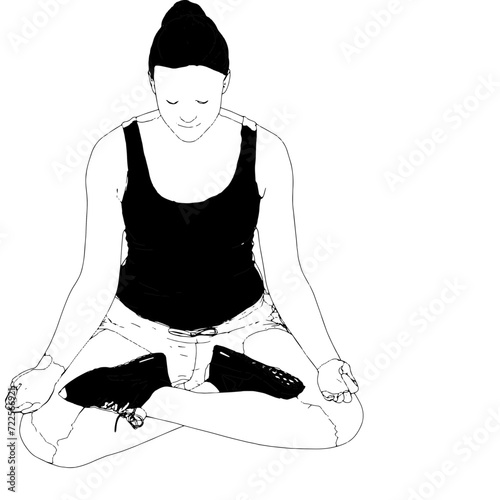 Isometric Black and White Charakter