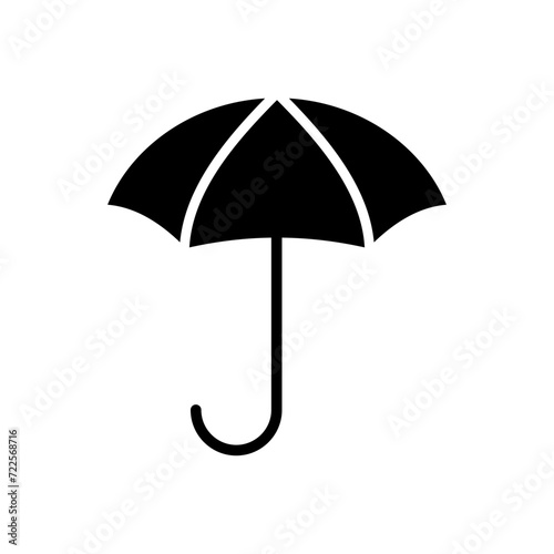 Umbrella icon vector. umbrella sign icon