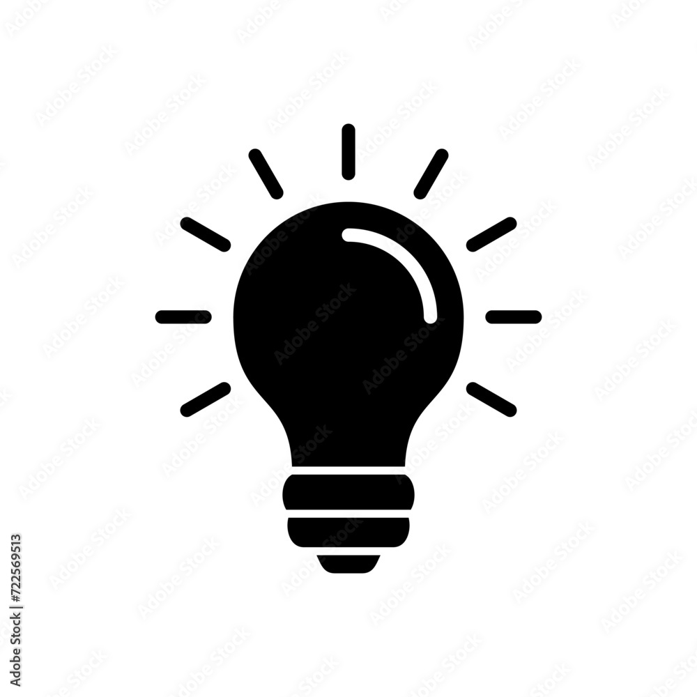 Lamp icon vector. Light bulb icon vector. idea symbol. Lamp icon vector. Light bulb icon vector. idea symbol.
