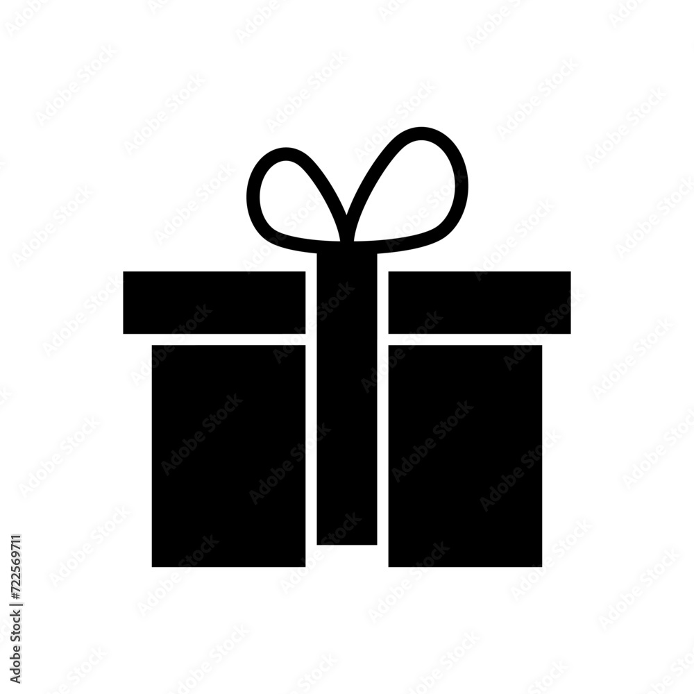Gift icon vector. gift vector icon. birthday gift Gift icon vector. gift vector icon. birthday gift