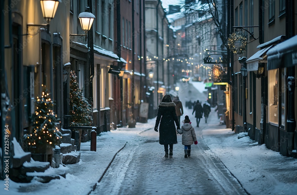 Winter walk through Stockholm's heart