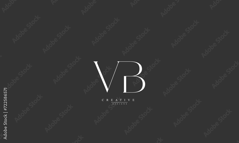 Alphabet letters Initials Monogram logo VB BV V B Alphabet letters Initials Monogram logo VB BV V B