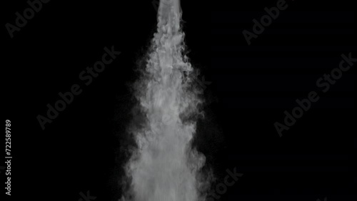 Waterfall VFX Narrow 4k 60fps Alpha