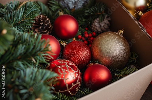 Yuletide treasures packing away Christmas