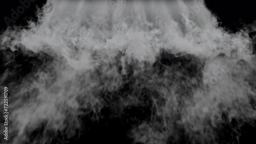 Wispy Waterfall/Smoke - 4k - 60fps - Alpha
