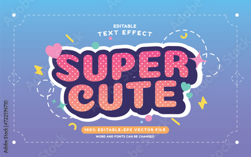 Super Cute Text Effect