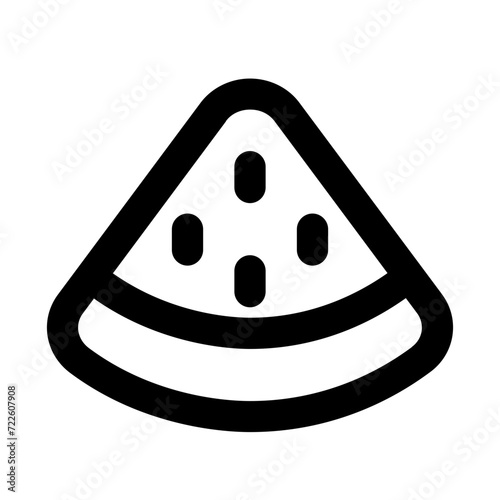 Watermelon Line Icon