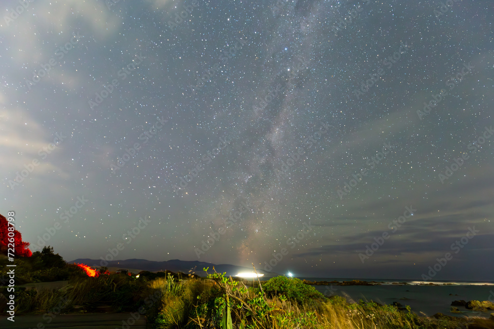 Starry Majesty over Princess Bay, Capturing the Beauty of a Celestial Canvas Starry Majesty over Princess Bay, Capturing the Beauty of a Celestial Canvas