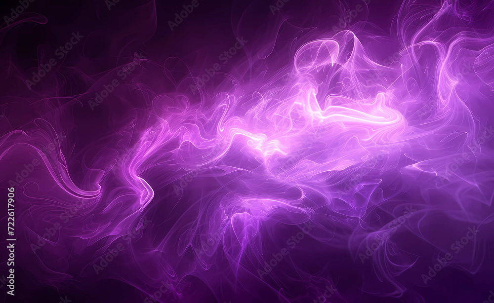 a purple abstract of a glowing and swirling purple