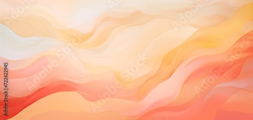 Coral sunrise in the mountains, soft abstract background or wallpaper 006
