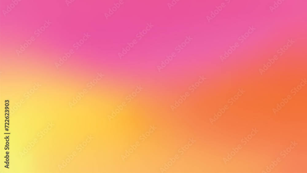 Pink, orange, and yellow gradient background vector. Abstract smooth gradient background texture.