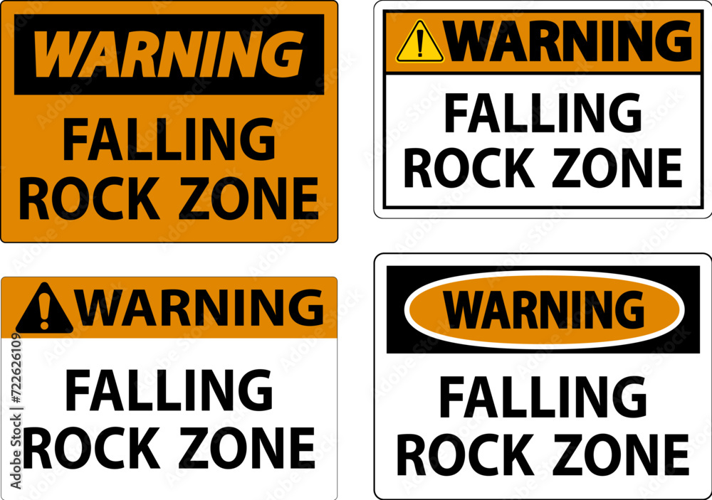 Warning Sign, Falling Rock Zone