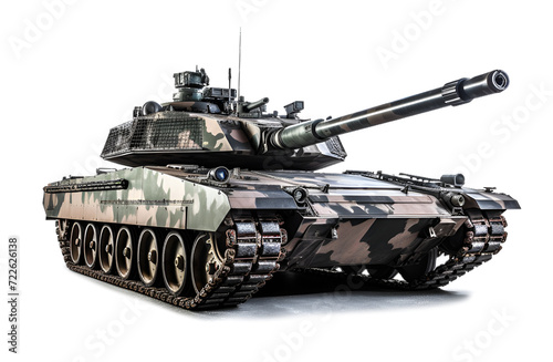 Merkava IV tank isolated on transparent background photo