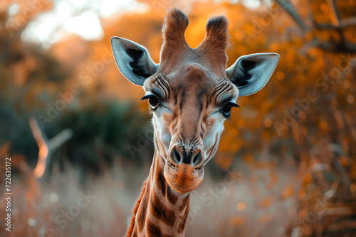 funny african giraffe animal © Marina Shvedak