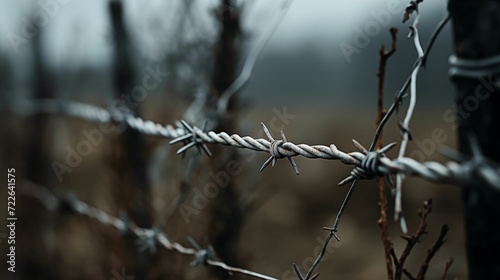 An image of barbed wire.