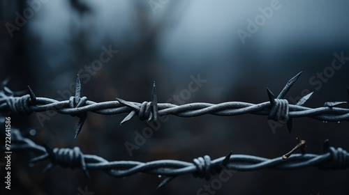 An image of barbed wire.