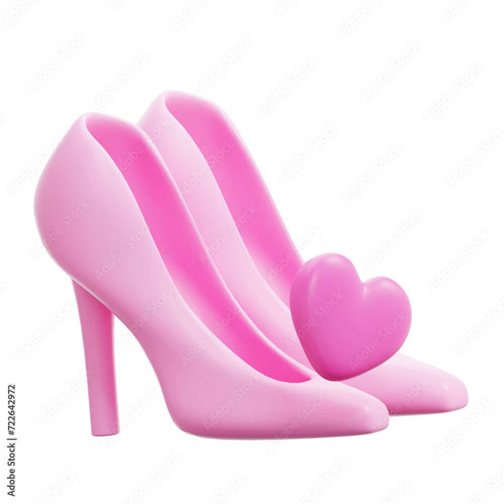 3d rendering wedding shoes illustration 3d rendering wedding shoes illustration