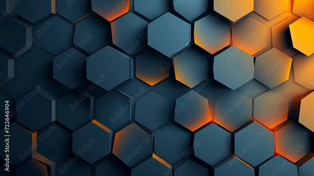 Abstract hexagon geometry background Abstract hexagon geometry background