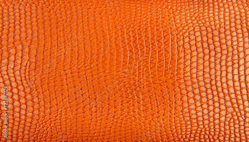 orange genuine reptile leather background texture, copy space for text © Uuganbayar