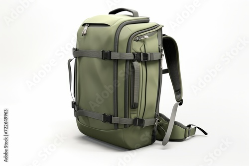 Convertible Travel Backpack, Illustrating Versatility in Design, on an Isolated White Background, Generative AI