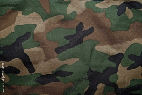 military camouflage pattern cloth