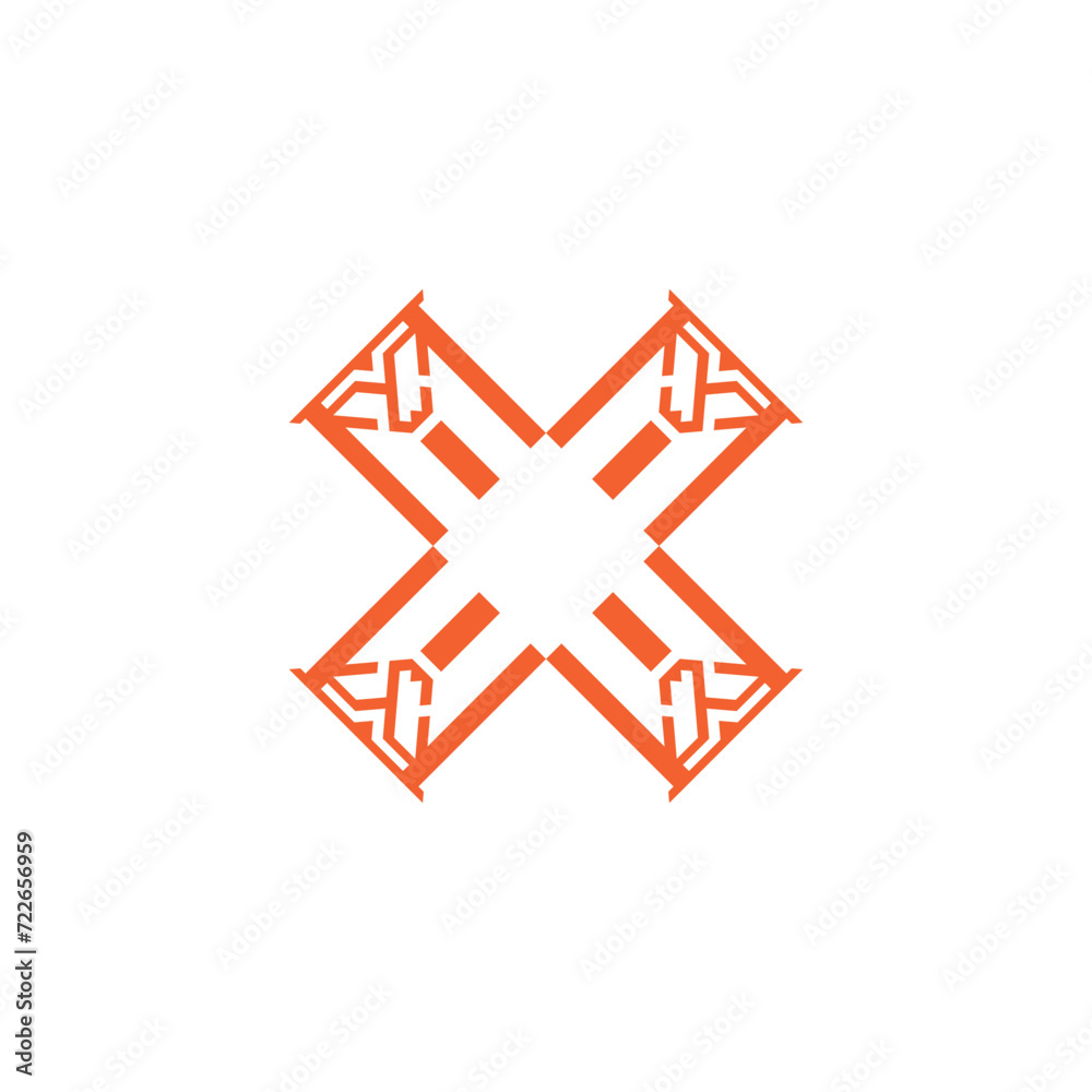 Initial logo letter X vector design Initial logo letter X vector design