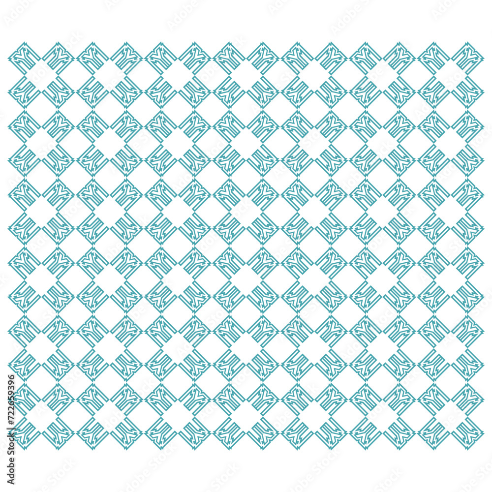 Seamless geometric pattern with shapes