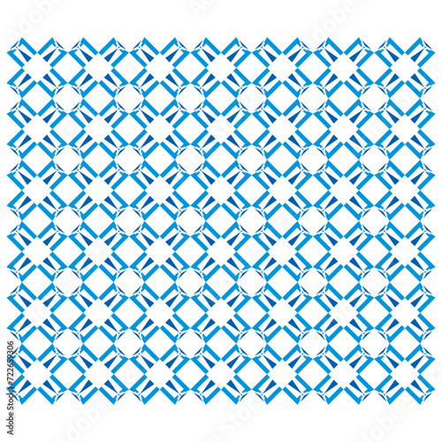 Seamless geometric pattern with shapes