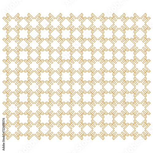 Seamless geometric pattern with shapes