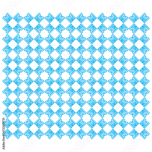 Colorfull seamless geometric pattern
