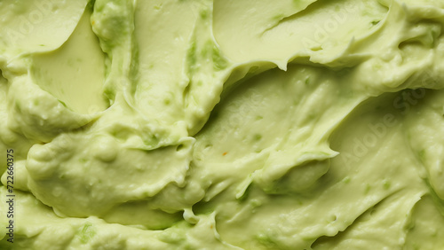 Guacamole sauce texture closeup. Mexican food. Guacamole. A seamless food texture. Use this texture in fabric and material printing, image backgrounds, posters and menus, invitations, collage