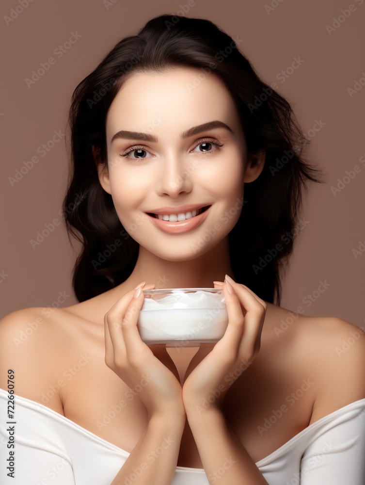 cosmetic woman model cosmetic woman model