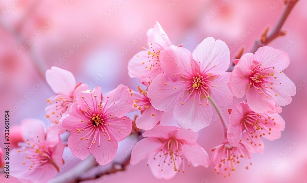 Sakura / Cherry blossom. selective focus, spring time. 