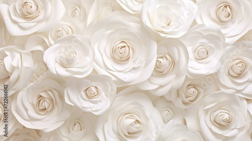 beautiful white roses