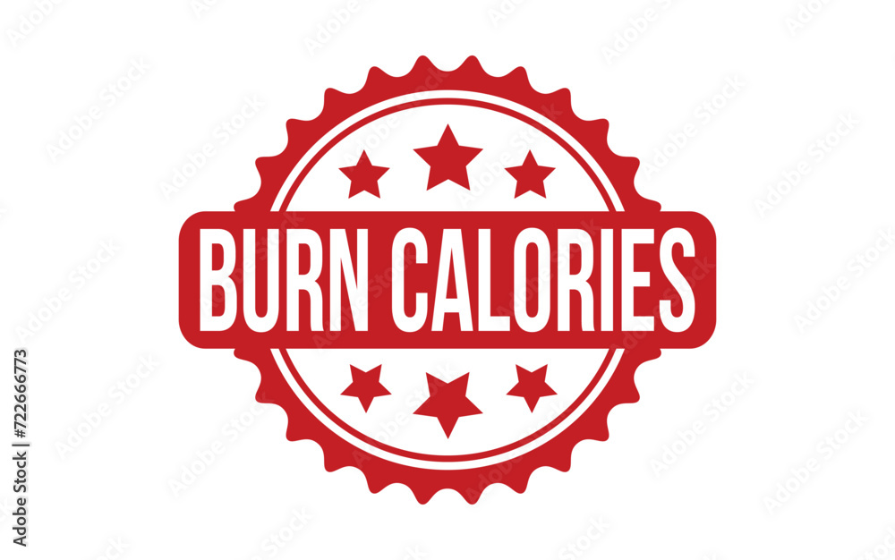 Burn calories Rubber Stamp Seal Vector Burn calories Rubber Stamp Seal Vector