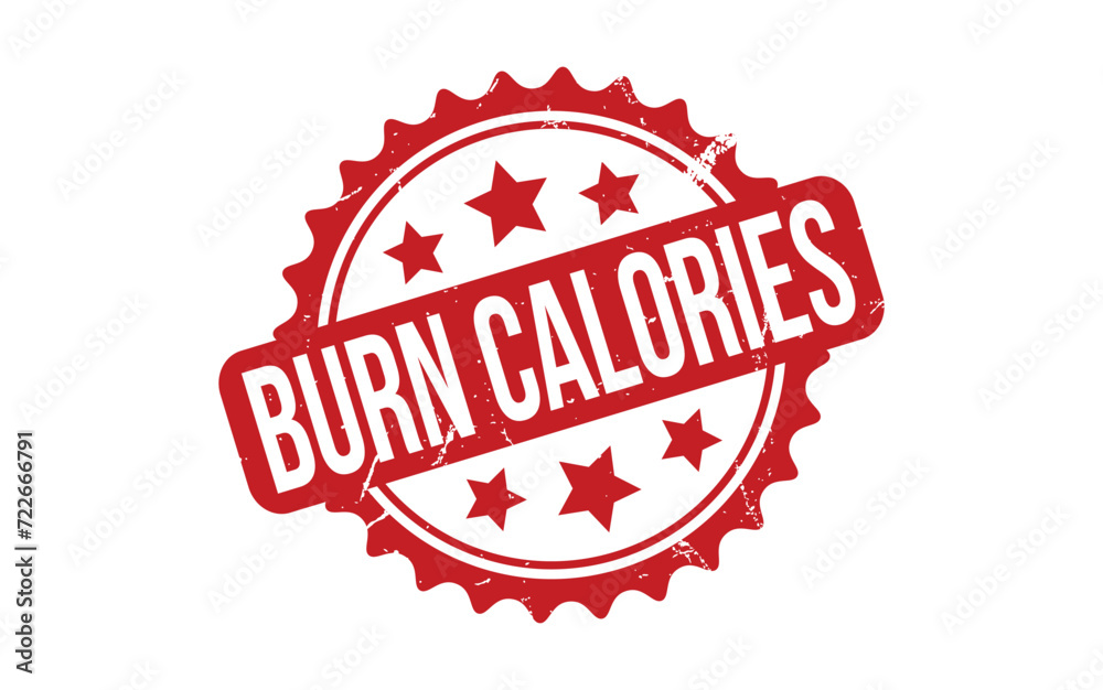 Burn calories Rubber Stamp Seal Vector Burn calories Rubber Stamp Seal Vector