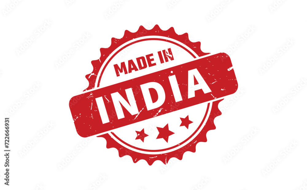 Made In India Rubber Stamp Made In India Rubber Stamp