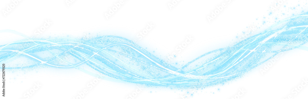 transparent blue sparkling elegant light line element transparent blue sparkling elegant light line element