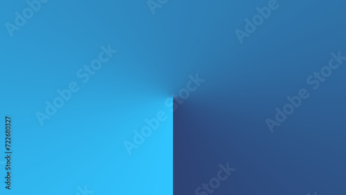 4K UHD Simple Vibrant Blue Gradient Wallpaper. Minimalist Abstract Angular Gradient Background. 5th Variant