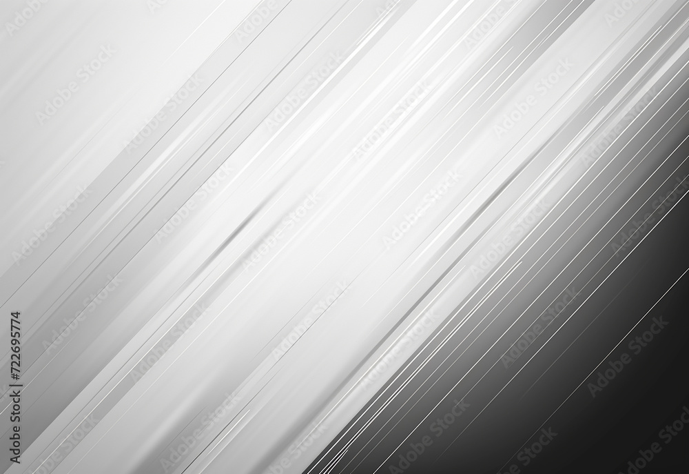 Obraz premium Abstract background diagonal speed motion light grey and white stripe lines. You can use for ad, poster, template, business presentation