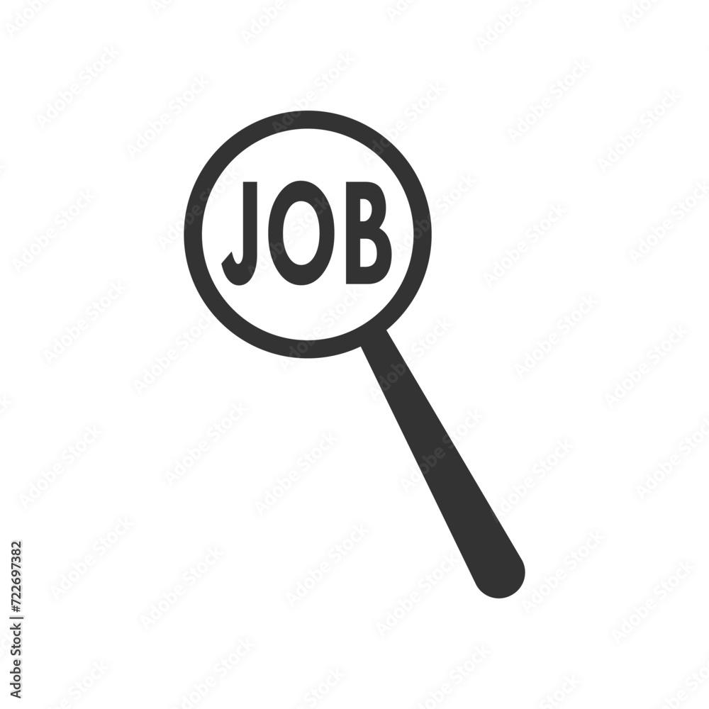 Job Search icon Vector illustration Job Search icon Vector illustration