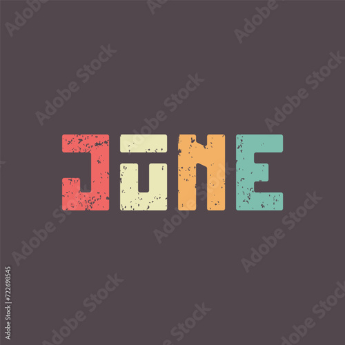 June Lettering Style