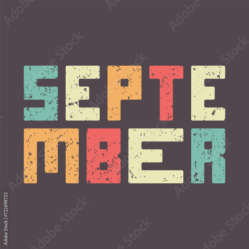 September Lettering Style