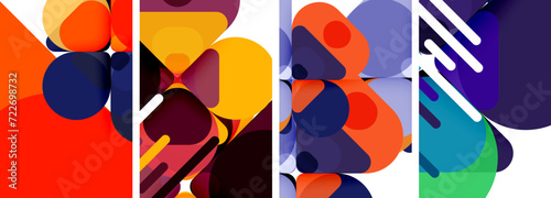 Geometric elements abstract backgrounds for wallpaper, business card, cover, poster, banner, brochure, header, website