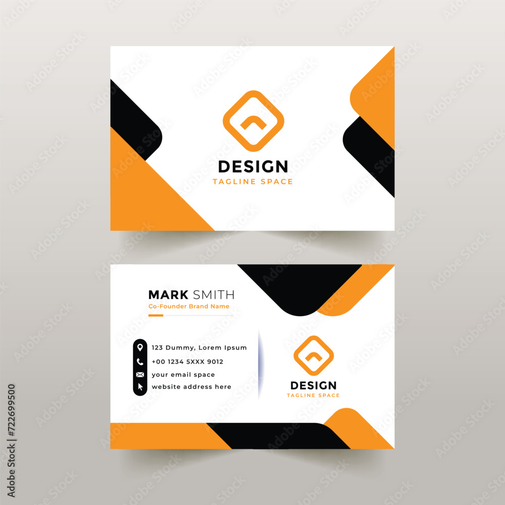 Vector professional modern business card design

