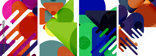 Geometric elements abstract backgrounds for wallpaper, business card, cover, poster, banner, brochure, header, website